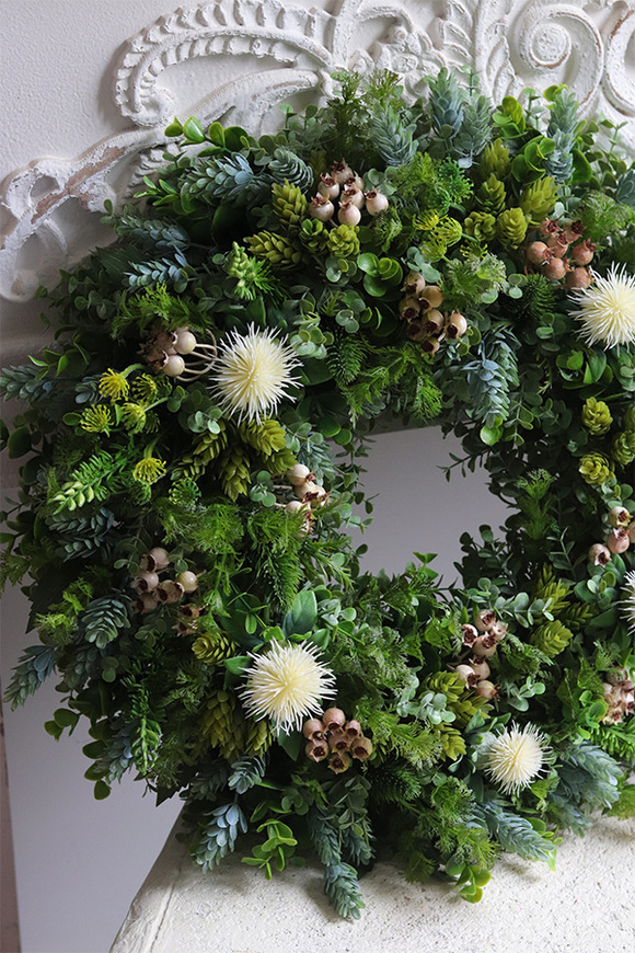 Green Dekorina, zielony wianek z ziołami