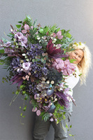 Mortario Violet, okazała wiązanka nagrobna