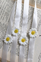 Rumianki, komunijny wianek na głowę