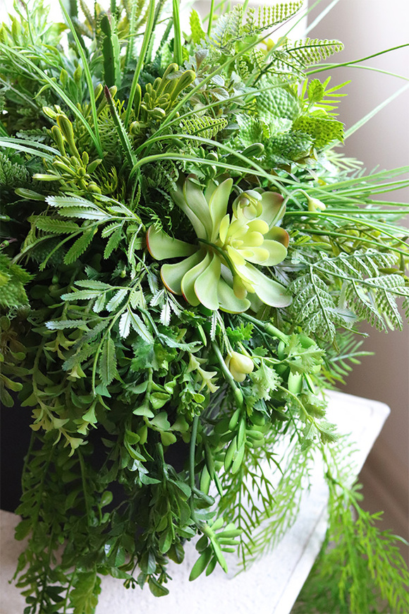 Green Dekorina, kompozycja sukulenty w donicy