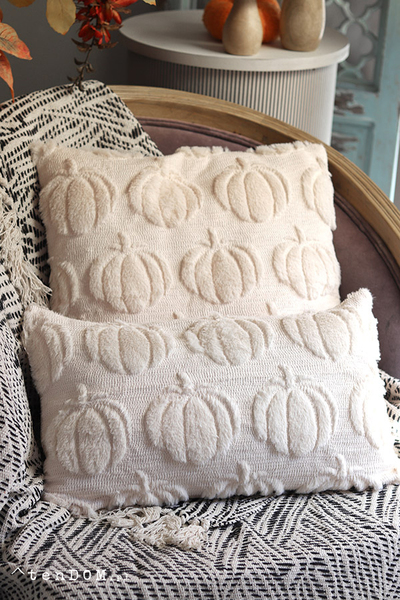 Pumpkin Spice, jesienna poszewka w dynie