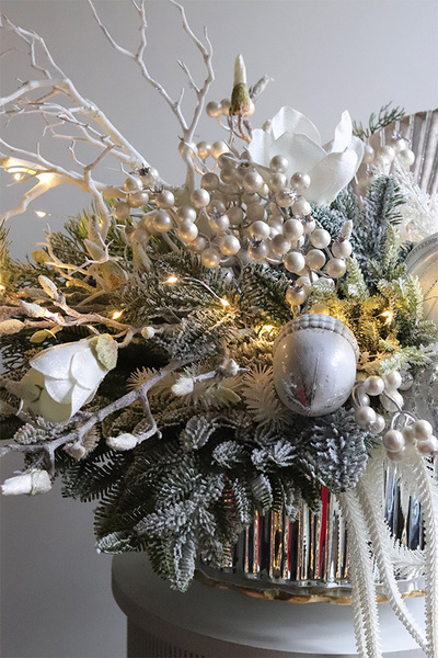 Landia Silver Lux, zimowa kompozycja w osłonce LED