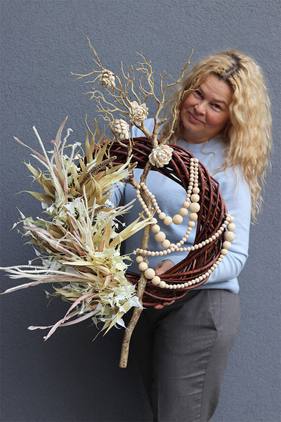 Tresoro, boho wianek na drzwi