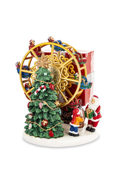 Jarmarkowo, świąteczna pozytywka młyn diabelski, wys.14cm