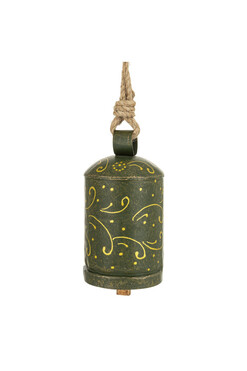 Ontario Bells D, świąteczny dzwonek metalowy, kpl.2szt, wym.18.5x10cm