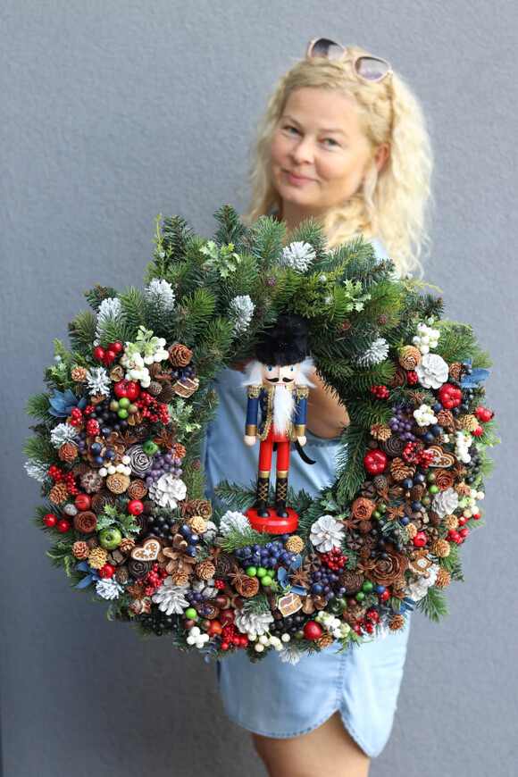 świąteczny wianek Dziadek do Orzechów Exclusive