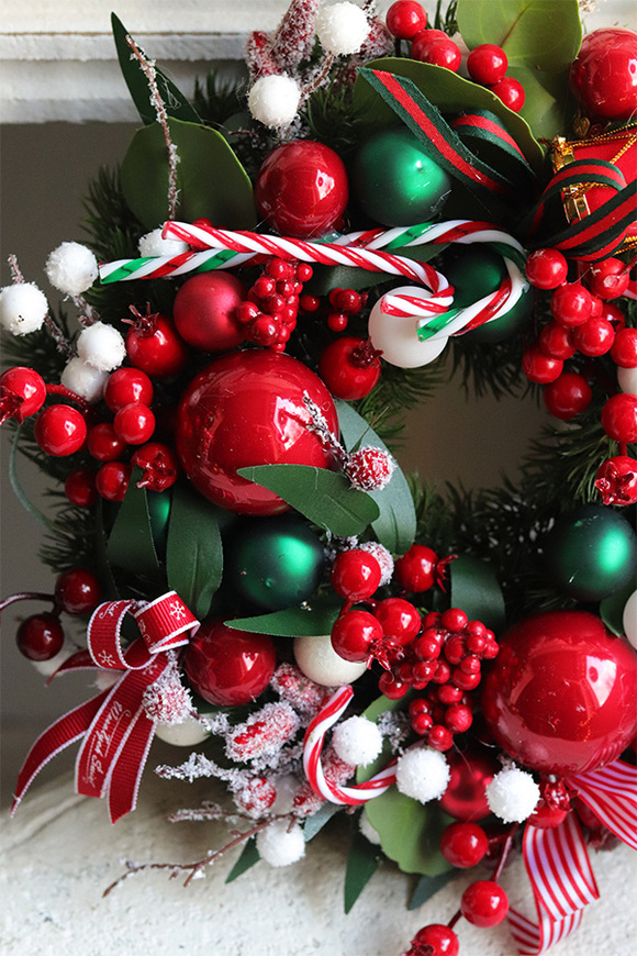 Apart American Christmas 3 świąteczny wianek do powieszenia