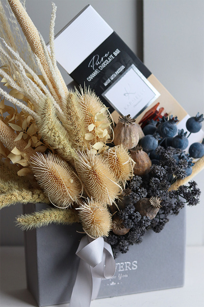 Koperto Belina Chocolates, koperta flowerbox z czekoladą