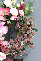 Arles, asymetryczny wianek na drzwi