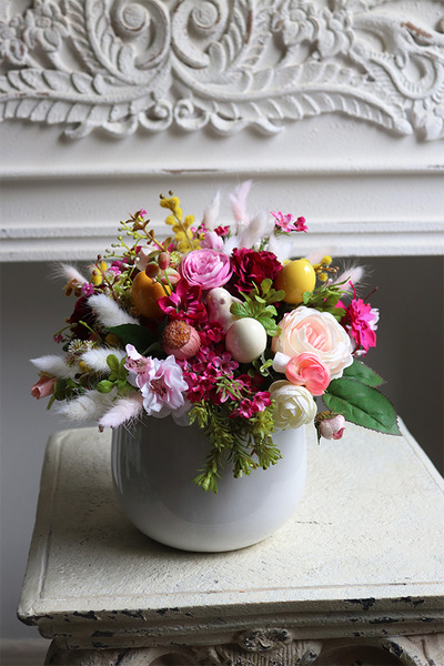 Grettani, wielkanocny stroik z jajkami