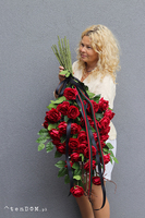 Red Roses Royalty, bukiet nagrobny do położenia