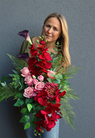 Otelia, bukiet nagrobny we wkładzie