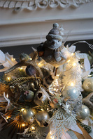 Decoland, dekoracyjny stroik zimowy LED