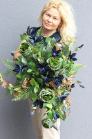 Black Geria Volcan, nowoczesna kompozycja nagrobna