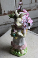 Królicza Mama, wielkanocna kompozycja z zającem, wym.32x15cm