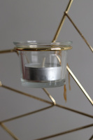 Star Golden Bird, świąteczny stroik na świeczniku	