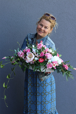 elegancka kompozycja, Abellania Manfredo, wym.28x74cm