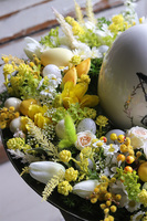 Easter Sun, wielkanocny stroik na talerzu