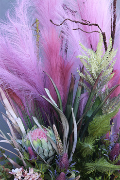 Moko Wrzosy Fiberglass, podłogowa dekoracja jesienna, wym.185cm