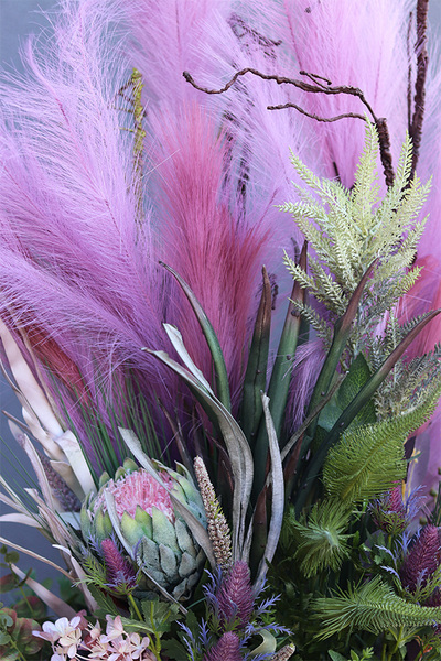 Moko Wrzosy Fiberglass, podłogowa dekoracja jesienna