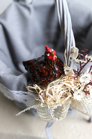 Helka, dekorowany koszyczek wielkanocny