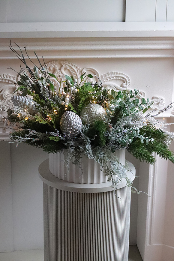 Green Landia White, zimowa kompozycja w osłonce