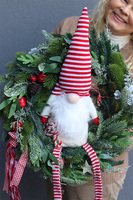 Skrzat Mikołaja, zimowy wianek na drzwi