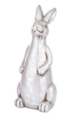 Bunny Silver, wielkanocna figurka zając B, wys.32cm