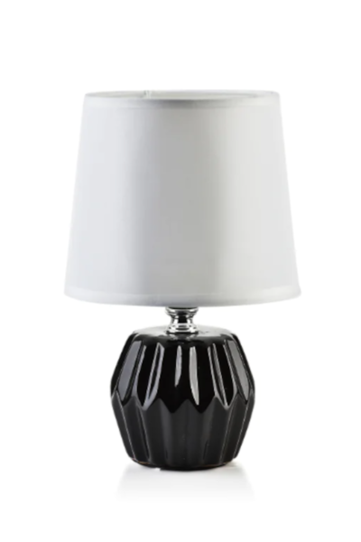 lampa stołowa z ceramiczną podstawą, Letti E, wys.23.5cm