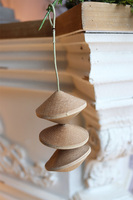 Modern Wood House, drewniane zawieszki na choinkę