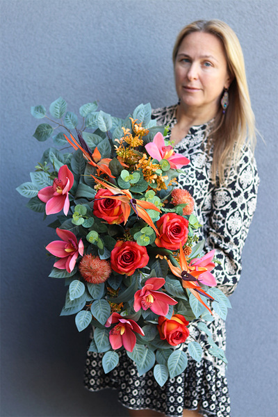 Pomarańczarnia 2, dekoracja nagrobna w donicy