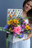 Kolorato, dekoracja kwiatowa w skrzynce, wys.40cm