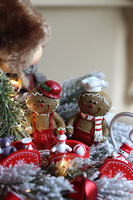 Jadą Sanie, świąteczny stroik