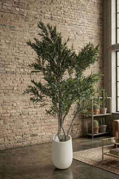 Drzewko Oliwne, sztuczna roślina w donicy