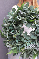 Eucalipti Gedrua, zielony wianek na drzwi