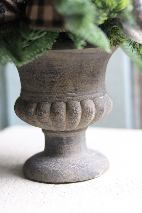 Kraciasta Kokarda, stroik świąteczny / kompozycja, wys.39cm