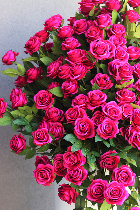 Maria Kallas, podłogowa dekoracja kwiatowa