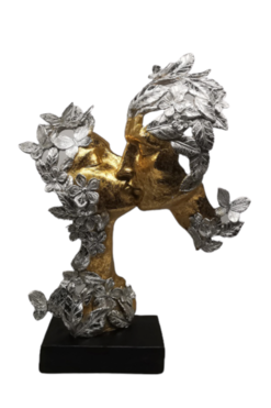 Pocałunek B, figurka para zakochanych, wym.31x11x41.5cm