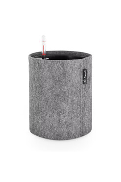 Trendcover, filcowa osłonka z nawadnianiem, szary, wym.33x32cm