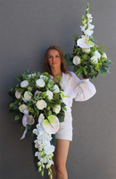 White Fluena, elegancka wiązanka nagrobna