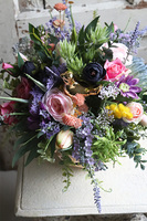 Belissa 2, wielkanocna kompozycja w złotej donicy, wys.31cm