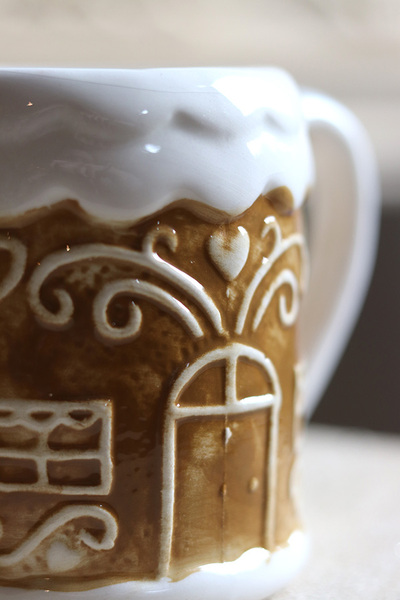 Gingerbread XMAS, porcelanowy kubek	