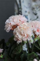 doniczkowa pelargonia Bladoróżowa, wysokiej jakości sztuczne kwiaty