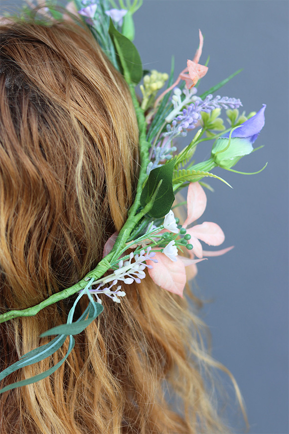 Felista 2, wianek na głowę z wrzosem