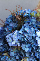 Navy Hortensje Deluxe, kompozycja nagrobna w misie