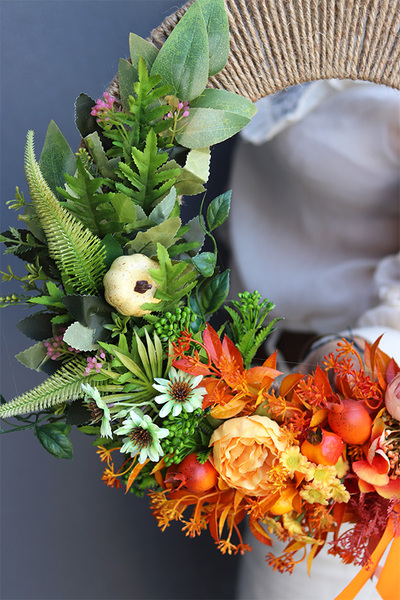 Autumn Season, jesienny wianek asymetryczny