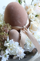 Naturalmente, stroik wielkanocny w misie