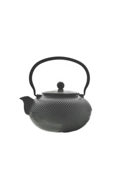 Awaji Glam, żeliwny imbryk do herbaty, szary, poj.1.5l