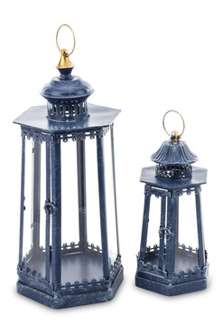  lampion Antyk granat, kpl.2szt.wys.50cm