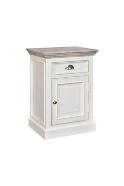 Bristol White, szafka nocna prawa, wym.50x40x70cm 